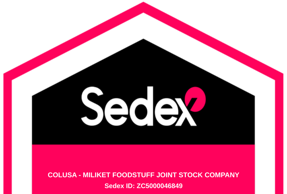 Giấy chứng nhận Sedex 2026