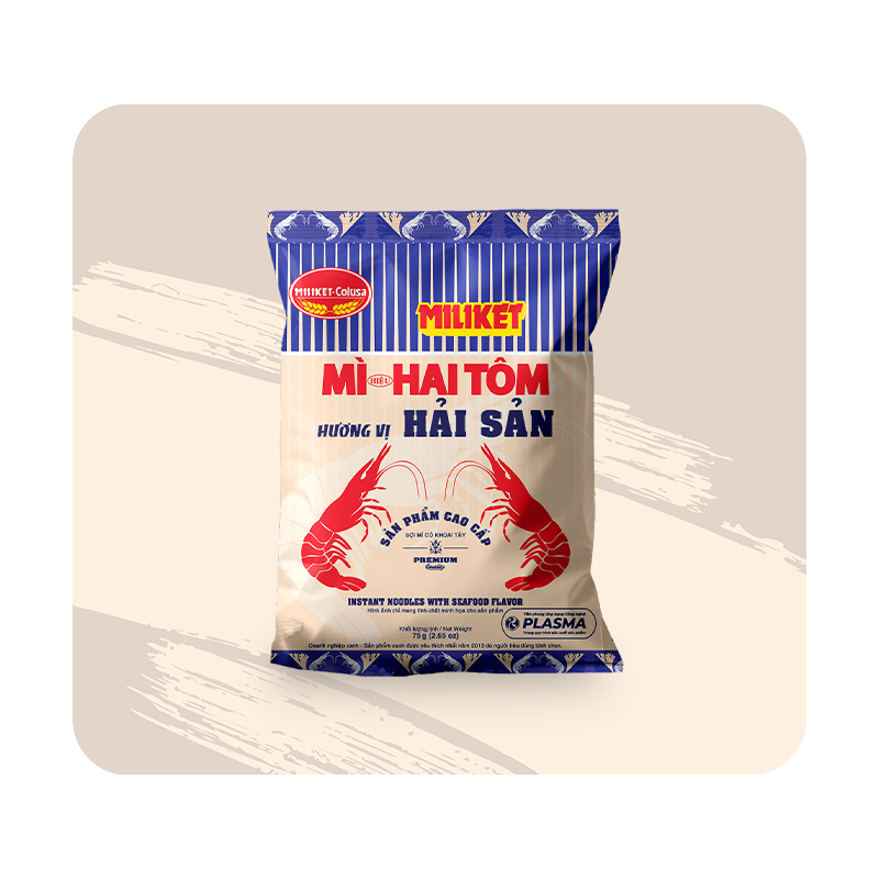 Mì Hai Tôm vị Hải Sản Cao Cấp 