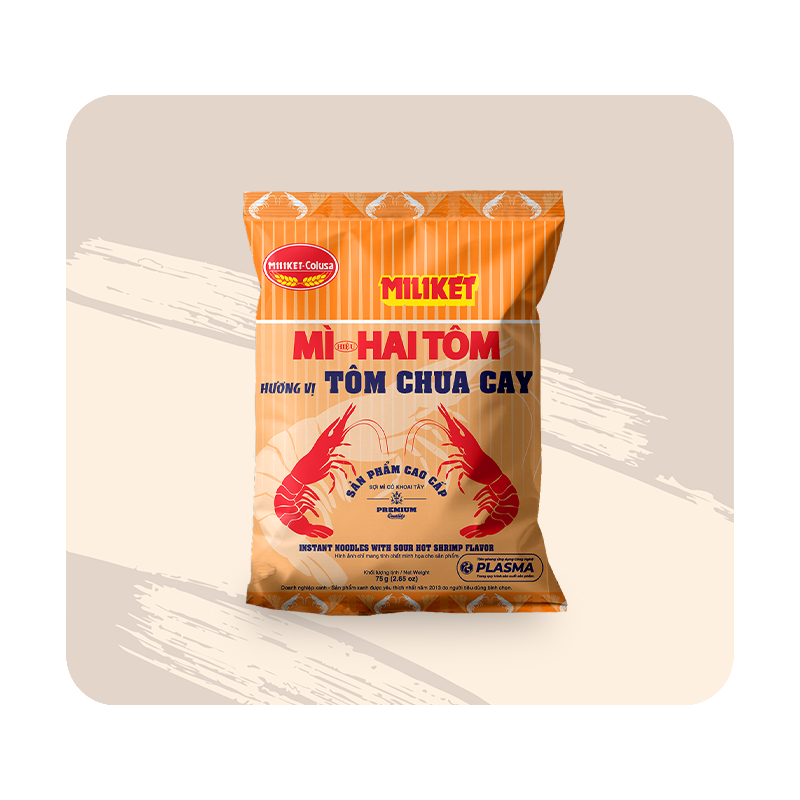 Mì Hai Tôm vị Tôm Chua Cay Cao Cấp 