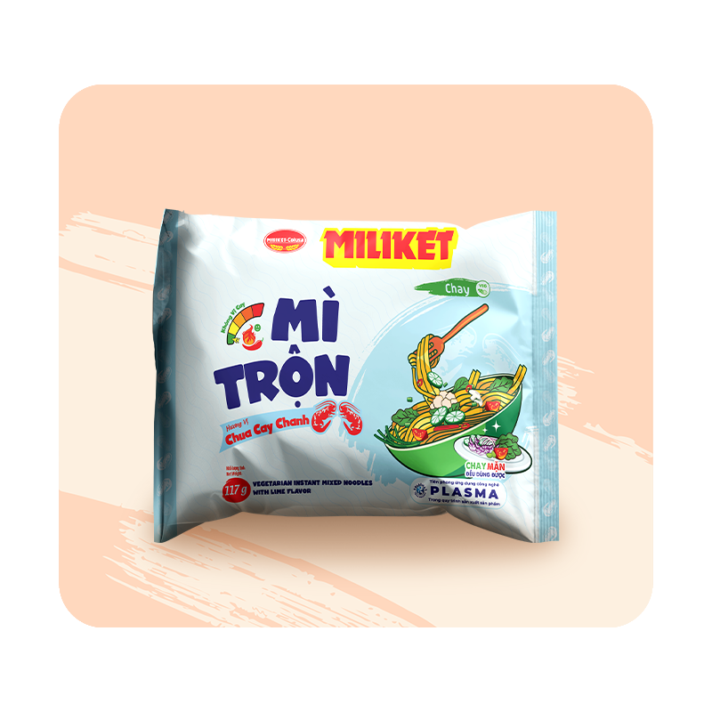 Mì Trộn hương vị Chua Cay Chanh Chay 