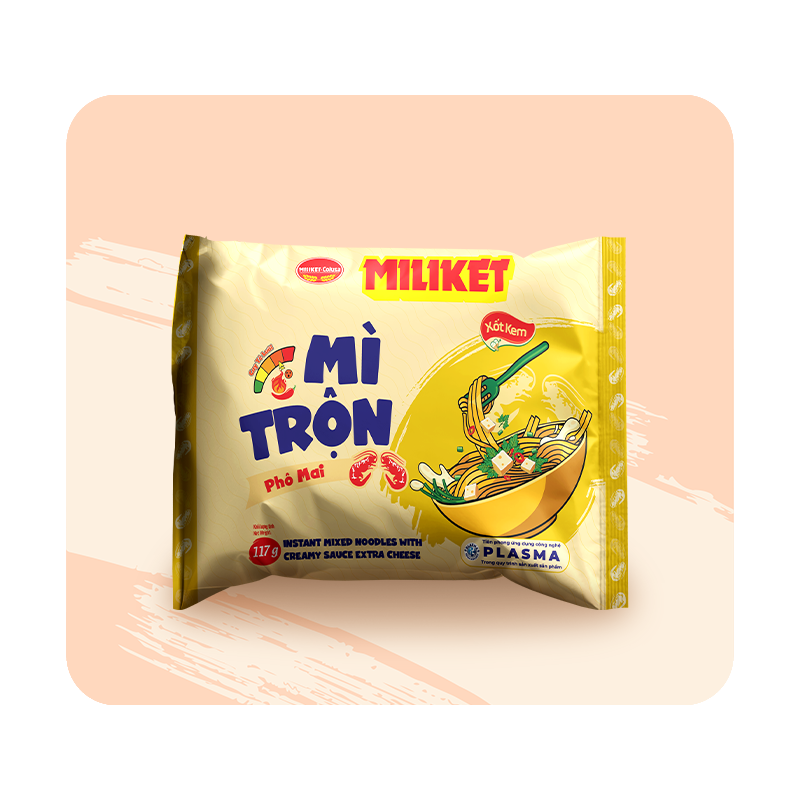 Mì Trộn Phô Mai Xốt Kem