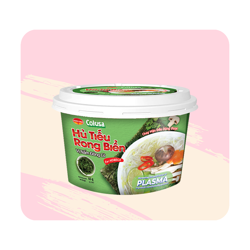 Hủ Tiếu Rong Biển vị Nấm Đông Cô 